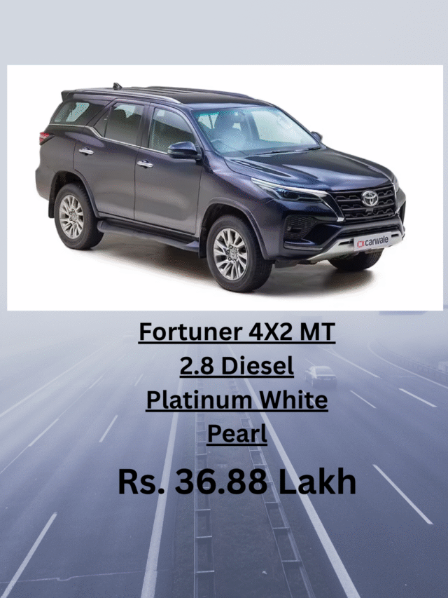 Fortuner 4X2 MT 2.8 Diesel Platinum White Pearl