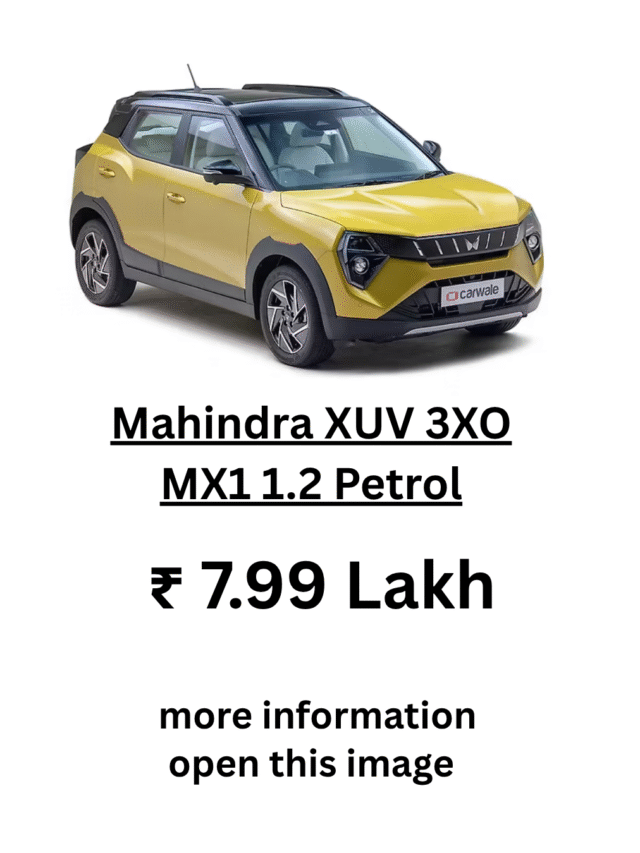 Mahindra XUV 3XO MX1 1.2 Petrol